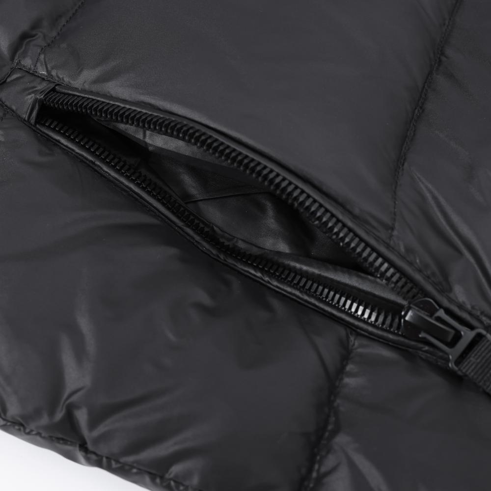 Men's Down Jacket Winter Hooded Gold Black Warm Duck Down Coat_voghion.com