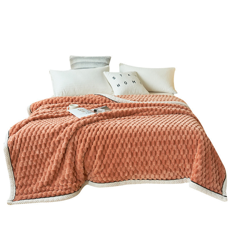 Leche mantas de peluche mantas de siesta de invierno mantas de aire acondicionado mantas de cubierta gruesa mantas de coral mantas de sofá para cama