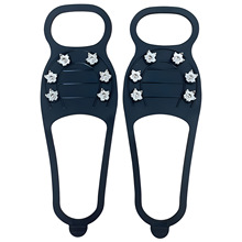 6钉钢钉冰爪 6齿黄钉防滑鞋套 冰爪工厂厂家现货批发 黄扣冰爪