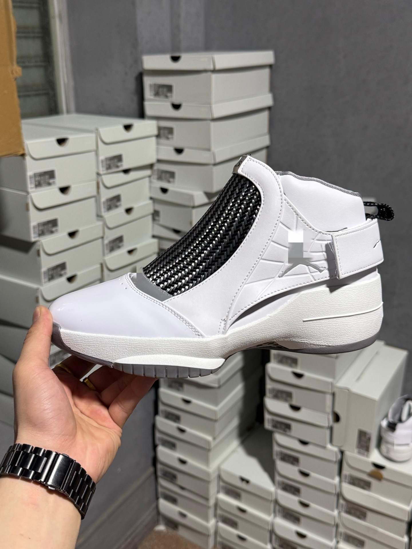 Zapatos Pitian aj19 zapatos de baloncesto de hombre botón negro rojo gris fresco alta almohadilla de aire zapatos clásicos de mujer zapatos deportivos blancos y negros