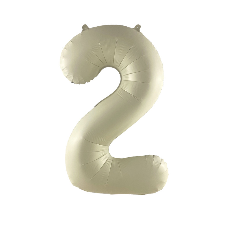 Versión americana verde digital flotante vacío globo de película de aluminio 32 pulgadas oro medio globo digital 34 pulgadas globo decoración al por mayor