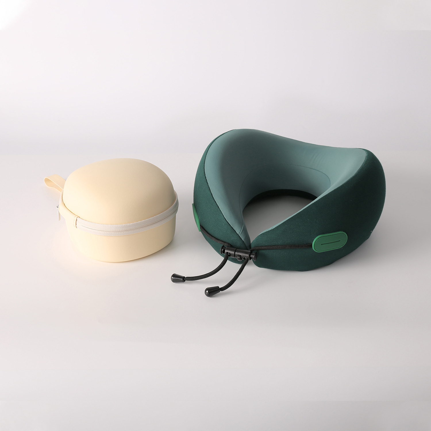 Viaje transfronterizo en forma de U almohada caja de almacenamiento almohada de cuello caja de regalo avión de tren autopilotado en forma de U almohada paquete de almacenamiento almohada de cuello image 7