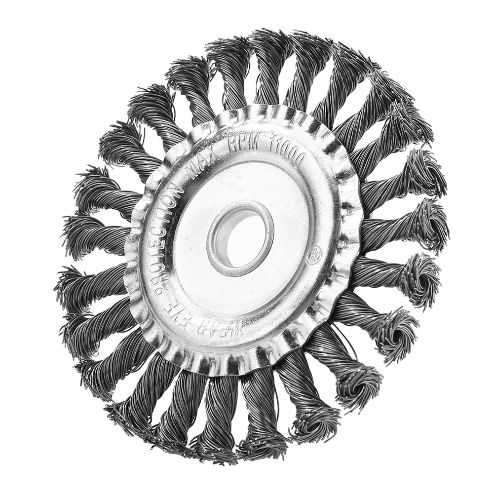 钢丝轮花园杂草刷割草机食草刷刀工具花园割草机头扭结盘