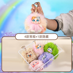 潦草小猫毛绒挂件盲盒卡通可爱女生背包毛绒公仔挂件萌趣玩偶盲盒