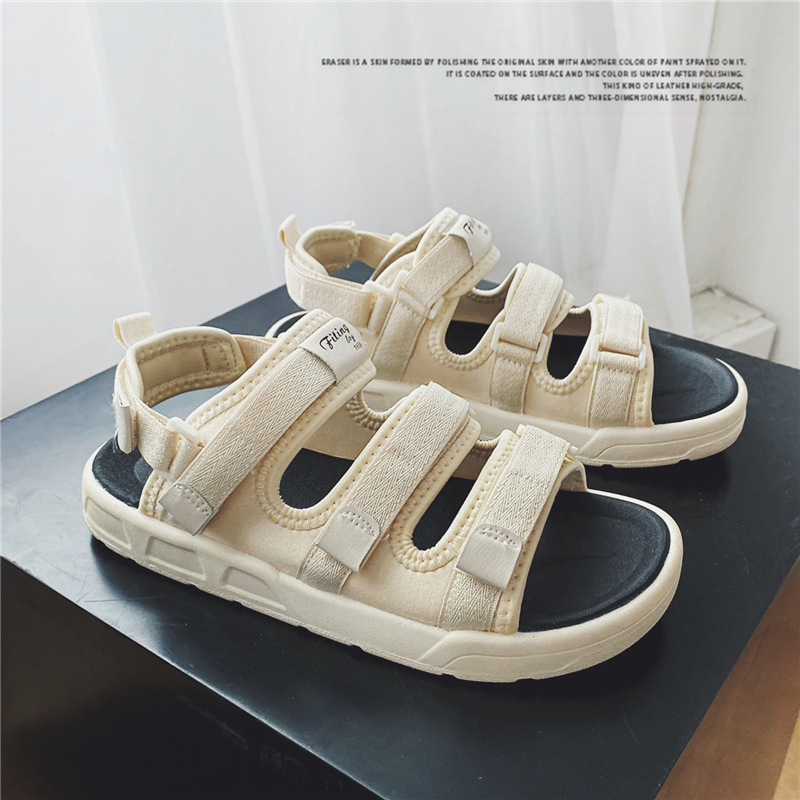 Men's Sandals 2025 New Summer Sandals and Slippers Korean Style Fashionable All-match Student Youth Casual Non-slip Beach Shoes