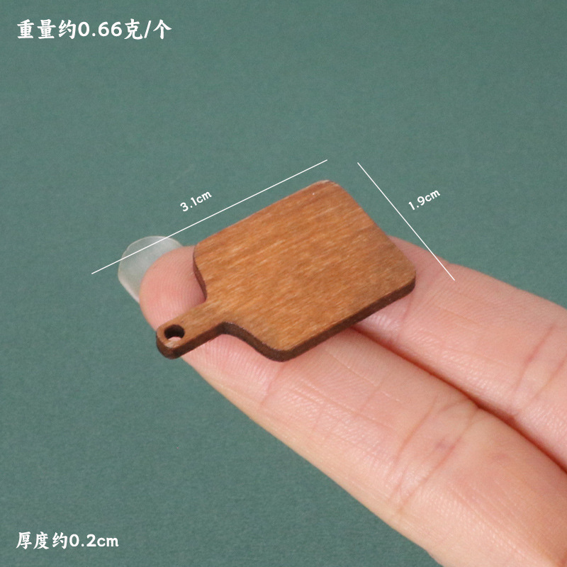 DOLLHOUSE ミニチュアトレイシリーズ シンプルな収納ディナープレート ドールハウス キッチンシーン モデルアクセサリー 装飾品|undefined