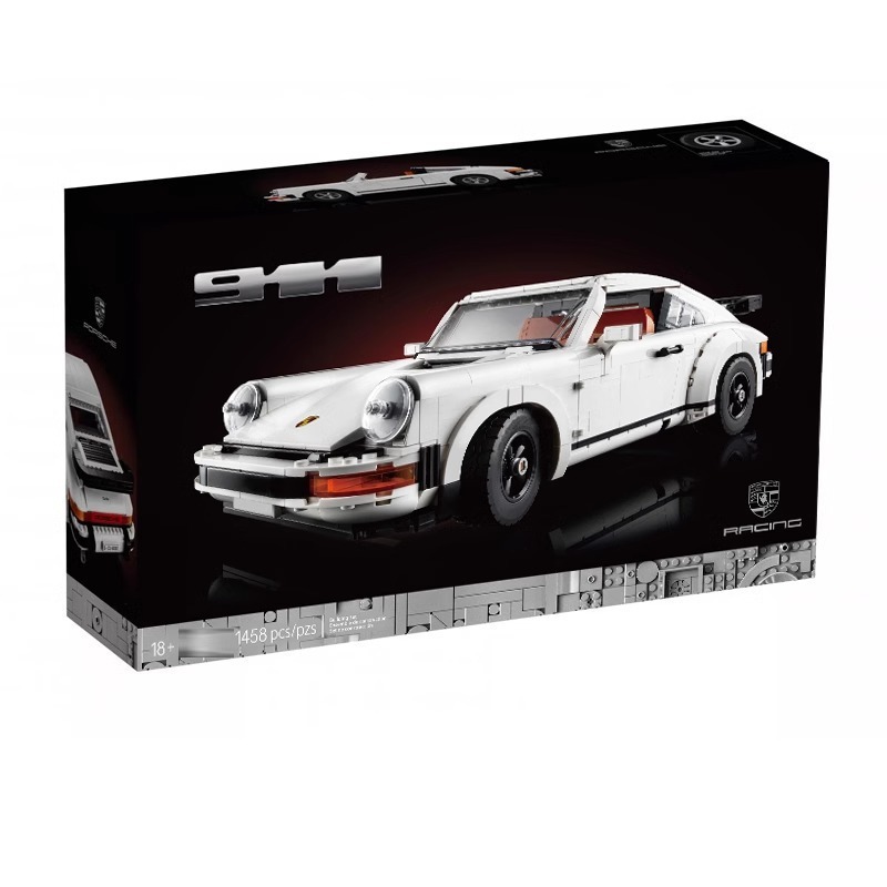 国境を越えた互換性のあるレゴ 10295 レトロポルシェ 911 ターボモデルスポーツカー子供用ビルディングブロックおもちゃ卸売|undefined