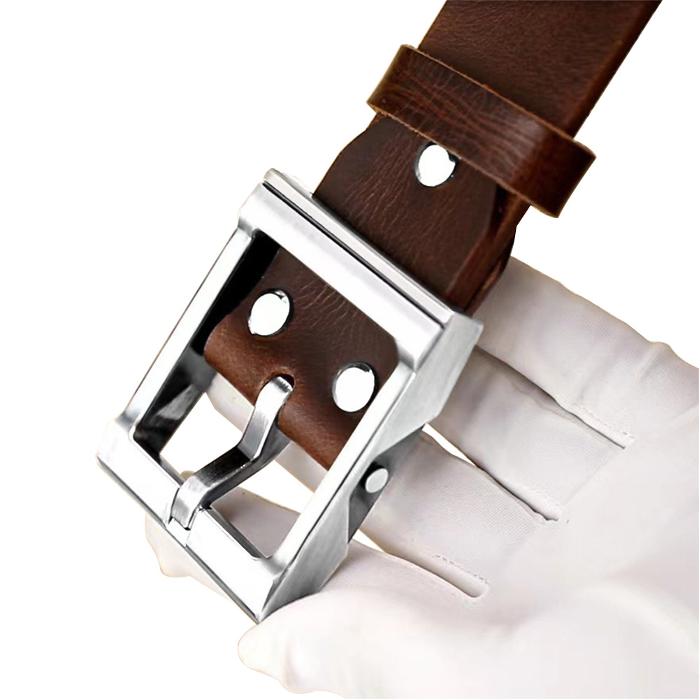 cinturón de hombre cinturón de aguja cinturón de cuero de vaca cinturón de negocios cinturón de cuero pu cinturón al por mayor [enviar perforador]