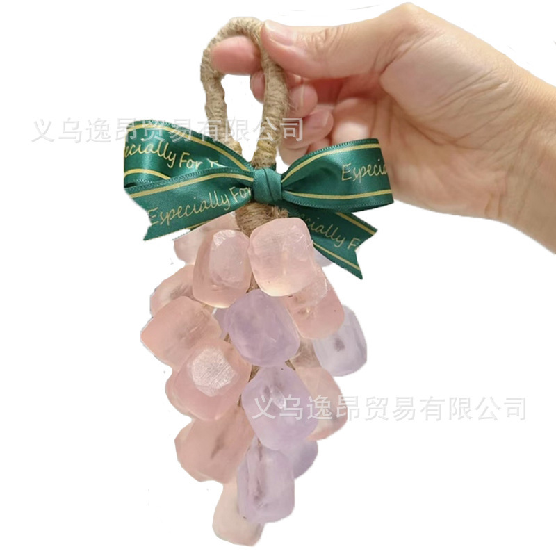 水晶葡萄串diy手工香皂小红书同款材料包香薰挂件送女生闺蜜礼物|undefined