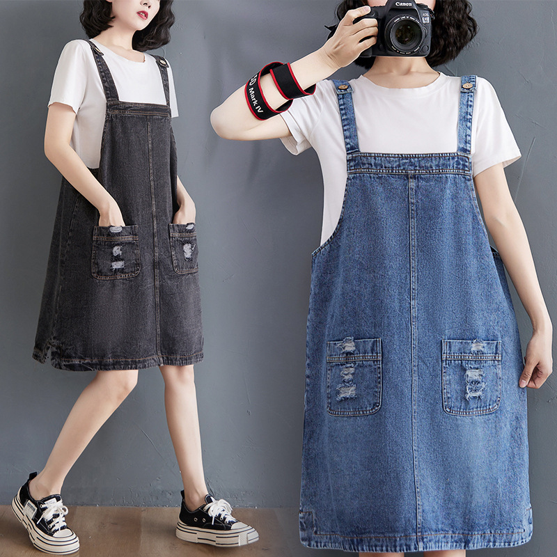 Summer denim summer dress