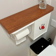 おばさんのタオルのトイレは浴室の収納箱を免除します。