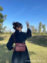 真皮复古凯莉包女秋冬高级感通勤百搭腋下邮差包大容量单肩斜挎包