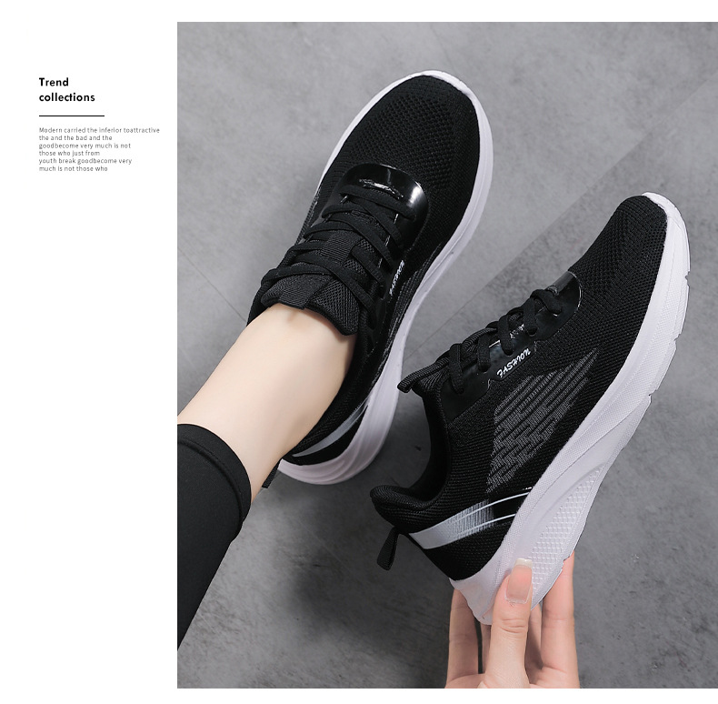 Women's Breathable Mesh Running Shoes Lightweight Shock Absorbing_voghion.com
