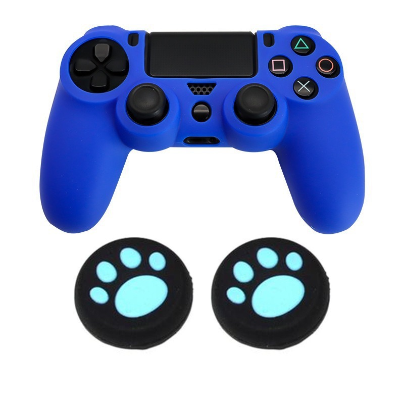 PS4 funda de silicona PS4 mango funda protectora obtener 2 Cat Claw Rocker tapas de forma gratuita