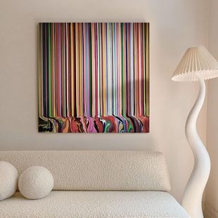 Modern Minimalist Living Room Nordic Wabi-Sabi Style Pure Hand-Painted Texture Abstract Art Three-Dimensional Large Floor-To-Ceiling Decorative Oil Painting