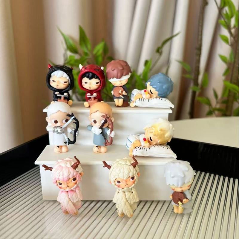 POPMART小野系列萌粒可diy打孔pvc萌粒diy潮摆件|undefined