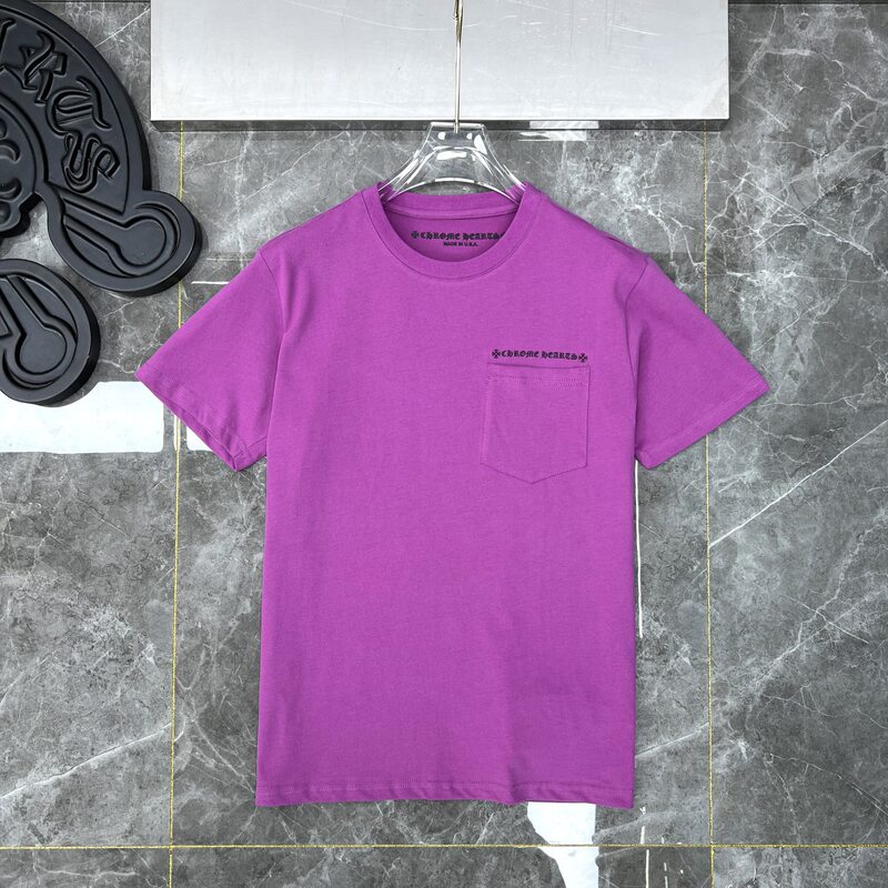 Correct Version of Chrome Hearts22Ss Mattyboy Graffiti Spider Web Short-Sleeved T-Shirt for Men and Women, Trendy