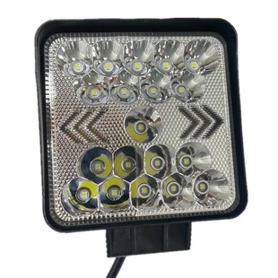 Car Spotlight Headlight Motorcycle Spotlight 4 Inch 19Led 57W Square Work Light Off-Road Vehicle Automotive Engineering