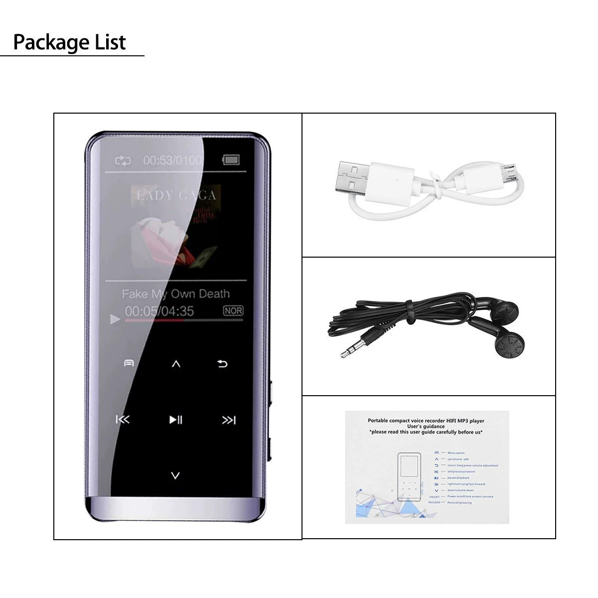 (跨境贸易), музыкальный плеер, bluetooth, MP3, MP4, MP5, MP6