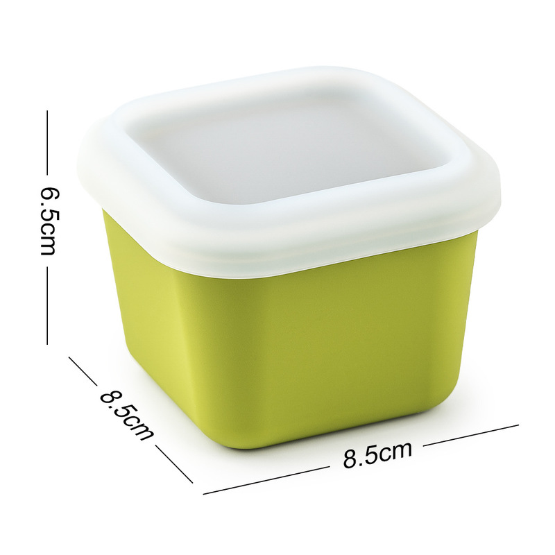 80ml/180ml パッションフルーツ包装箱 シリコン保存箱 離乳食サプリメント箱 ワンバイトアイスキューブ シングルアイスキューブ|undefined