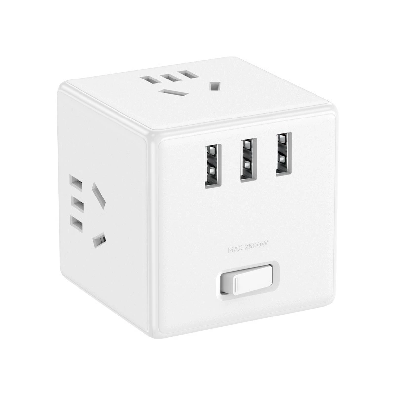 Модуль Rubik's Cube USB-разветвитель Mijia, многофункциональная USB-розетка, домашний конвертер питания, совмещенная сетевая плата для общежития, вилка