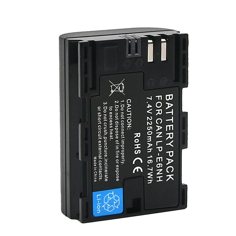 LP-E6NH camera battery for Canon EOS R5 R6 60D 70D 80D Mark II camera battery