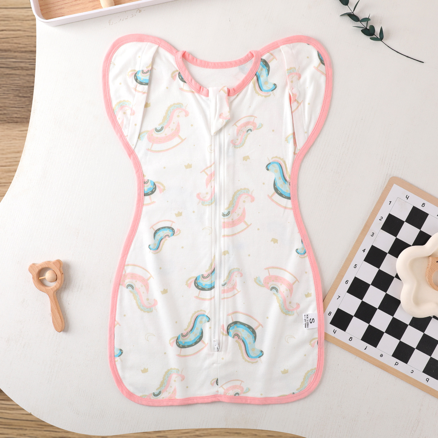 Baby Surrender-Style Sleeping Bag Anyang Children's Clothing Breathable Pure Cotton Swaddle for Infants Anti-Kick Blanket Newborn