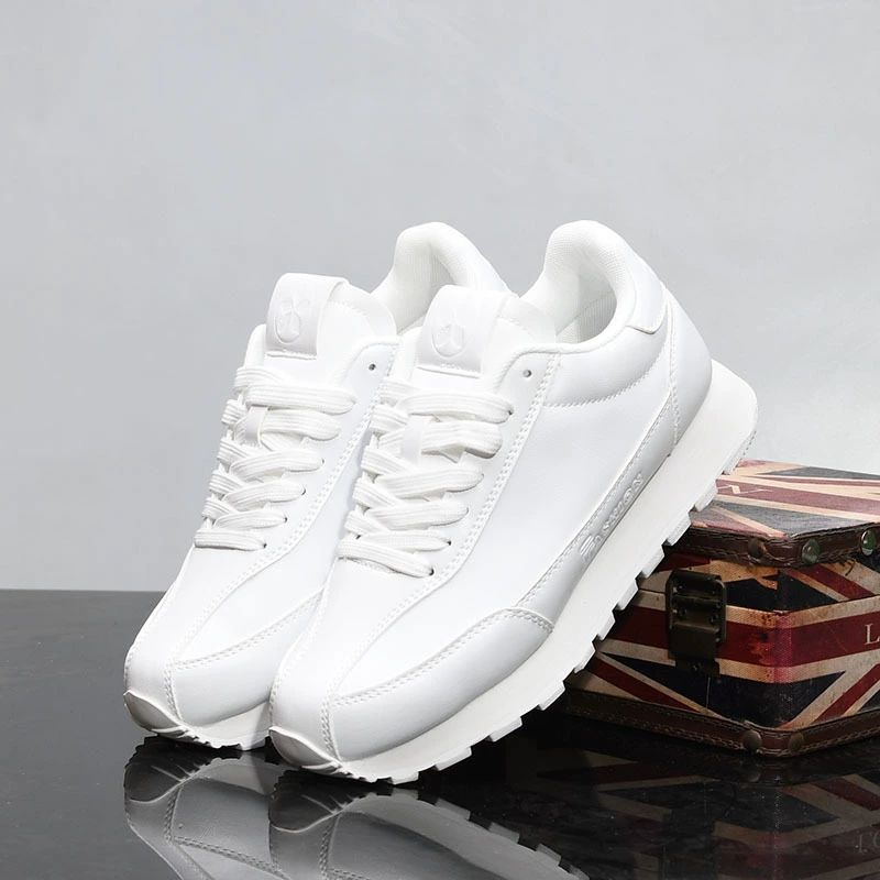 Мужская обувь Весенний тренд дикий повседневный бег обувь Agan bag спорт толстая подошва внутри увеличена пара Dad K037