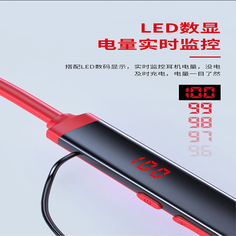 Ultra-larga resistencia 5,0 auricular Bluetooth montado en el cuello inalámbrico en la oreja de alta calidad de sonido reducción de ruido auriculares inalámbricos modelo privado