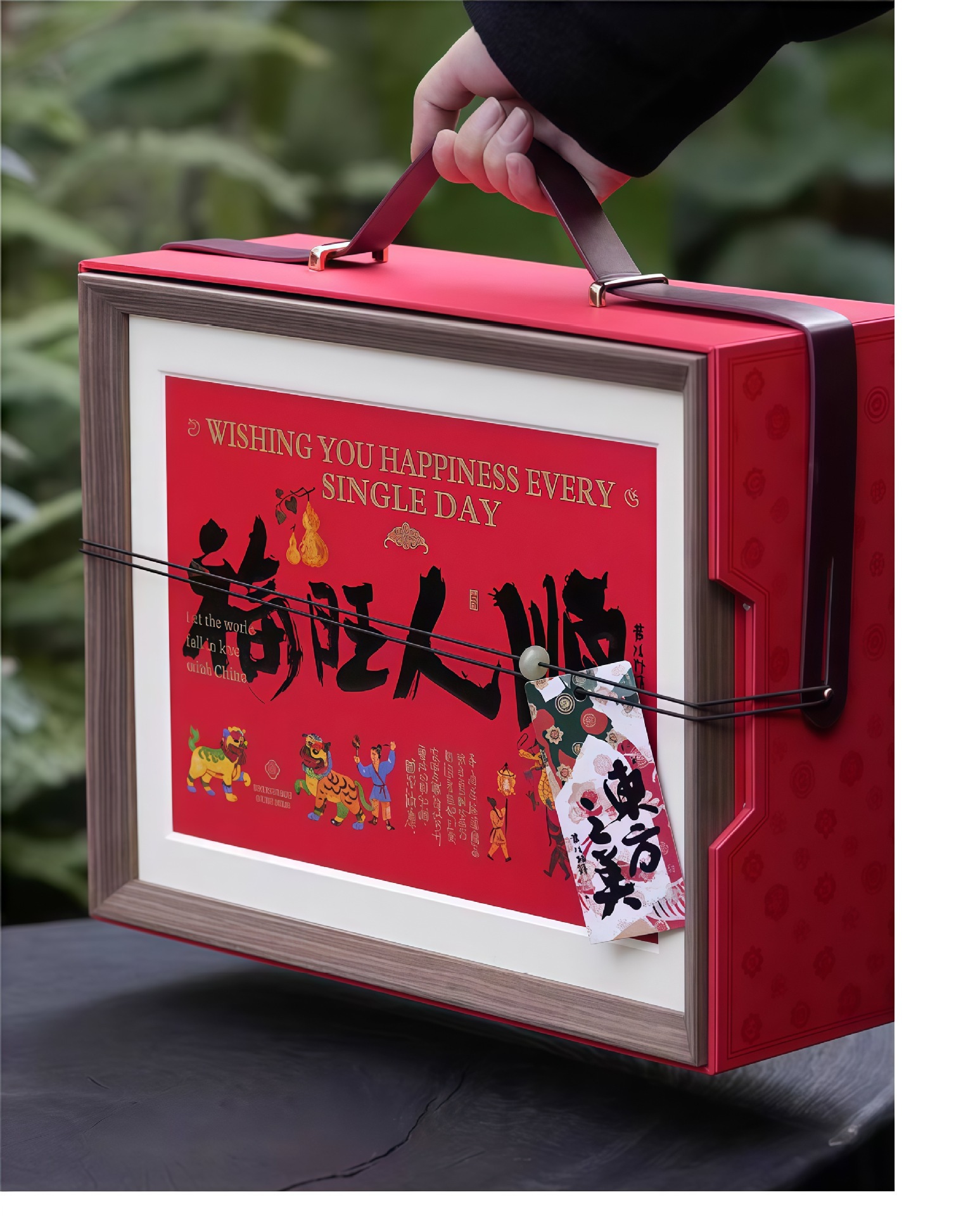 2026 Year of the Horse Gift Box American Ginseng and Bird's Nest Set New Year Gifting 600g preparation