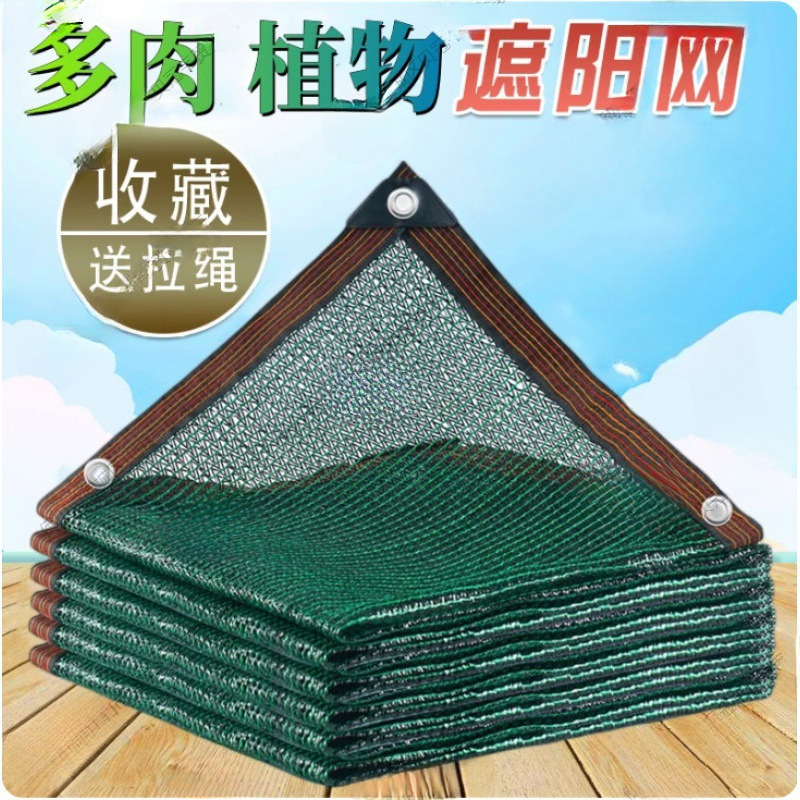 多肉植物遮阳网防晒网针遮阴网家用庭院阳台花卉蔬菜隔热遮光网