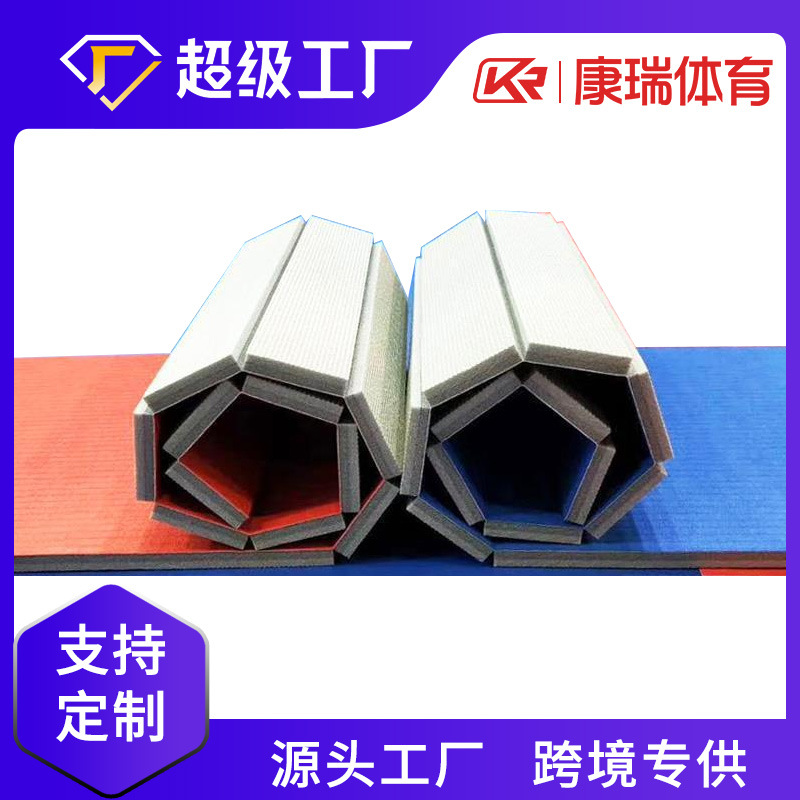 Kangrui Sanda Field Scroll Tapete para los pies de taekwondo Tapete para el lugar Gimnasio Gimnasio Gimnasio Boxeo Club Tapete para los pies