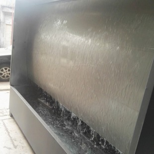 Sichuan Chengdu water curtain cabinet, advertising word deodorization water curtain table dust removal polishing spray painting table coating dust removal