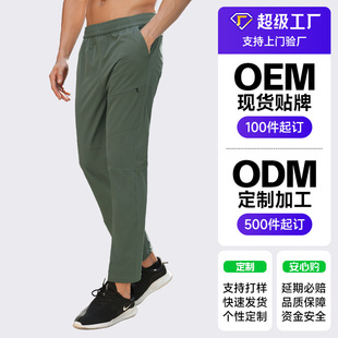 Super Factory Cross-Border Foreign Trade Custom Printed Logo Big Brand Alternative Autumn Sports Pants Outdoor Quick-Dry Softshell Pants