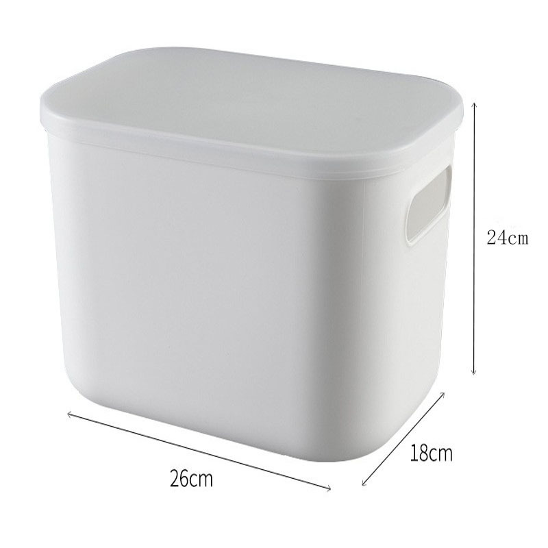 デスクトップ収納ボックス浴室キッチン収納バスケットプラスチックスナック収納ボックスネットレッド化粧品整理ボックス