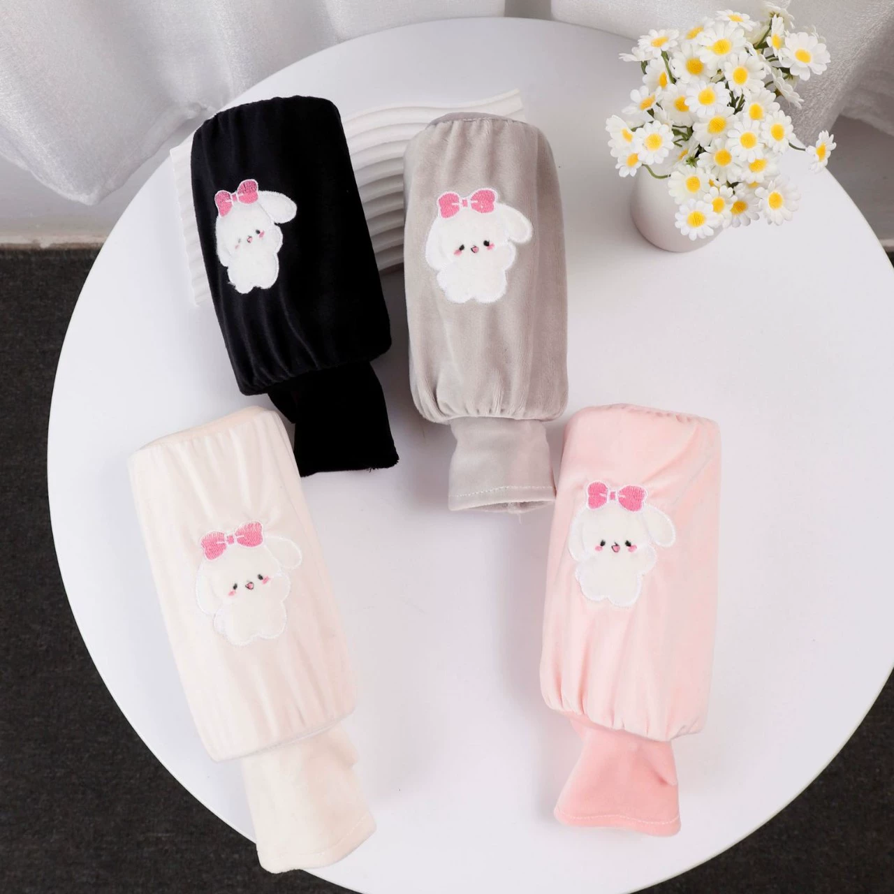 Зимние детские рукава 2-в-1 маленькая девочка теплая рука, устойчивые к грязи рукава, теплая новые перчатки