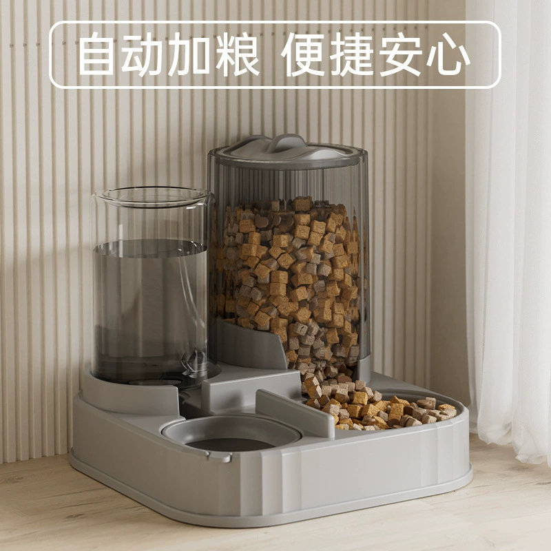 Диспенсер для воды для кошек, автоматическая кормушка для кошачьего корма, встроенная поилка для воды, циркуляция потока питьевой воды для кошек, диспенсер для воды для домашних животных