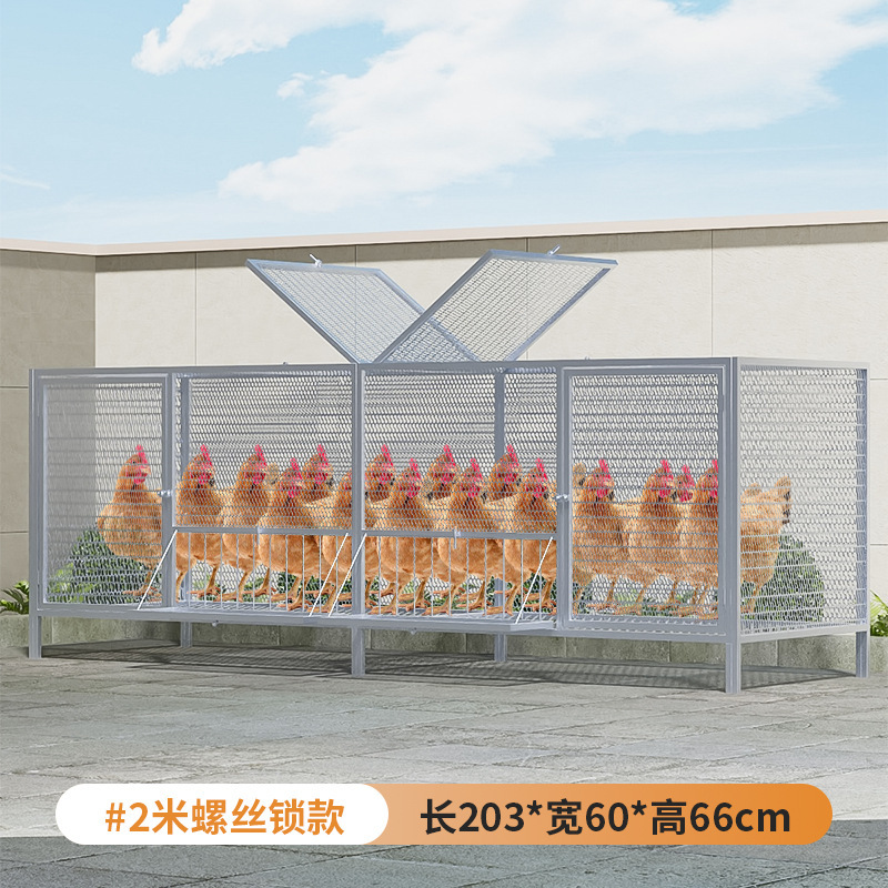 鸡笼子室内外家用大号养鸡笼农村鸡舍鸡窝鸡房子鸡棚铁丝网鸭子笼|undefined