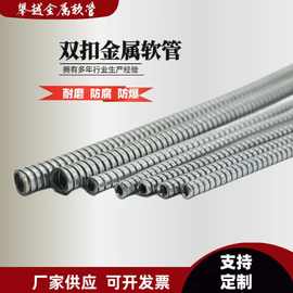 304双扣穿线金属软管耐高温护线软管防咬电线保护套管厂家直销