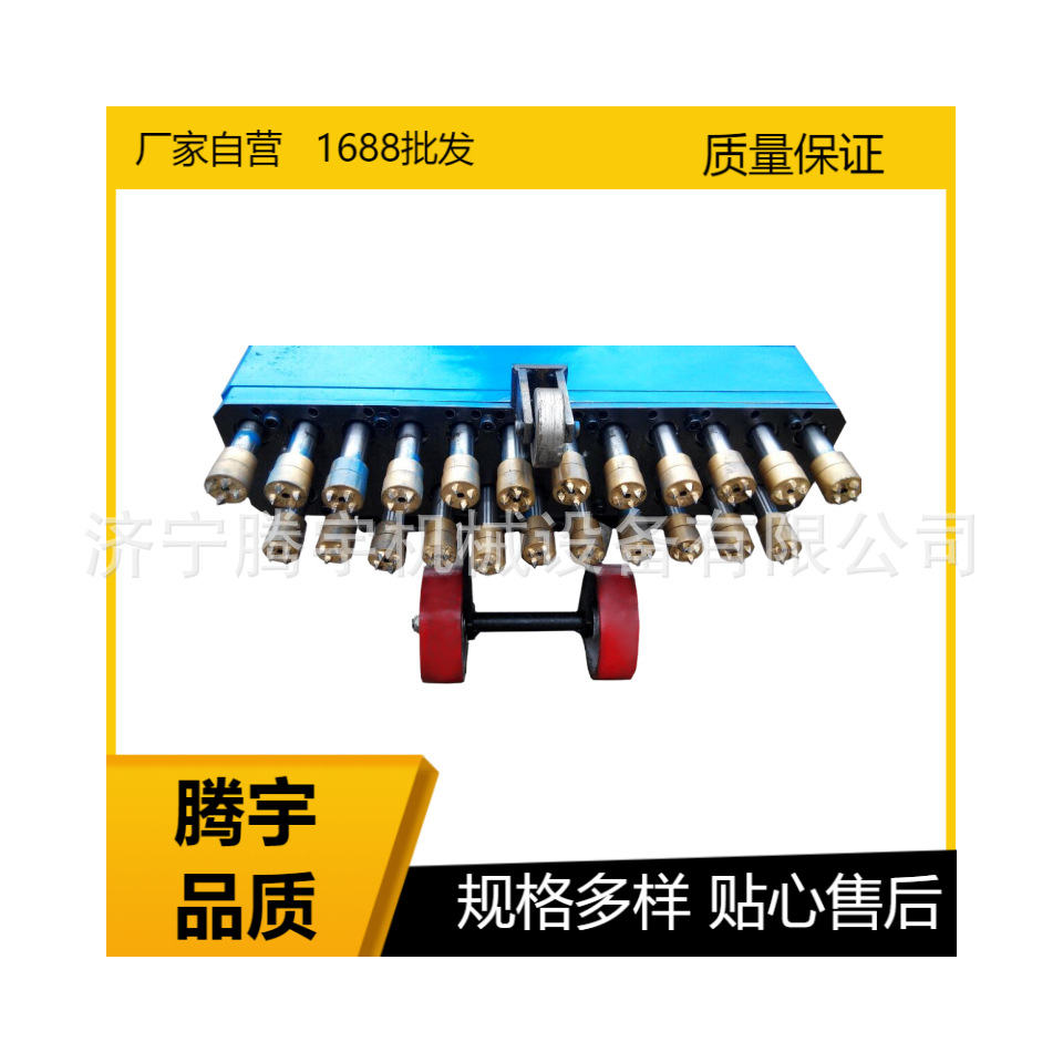 厂家生产手推式强力凿毛机  23个头凿毛机 11个凿头锤