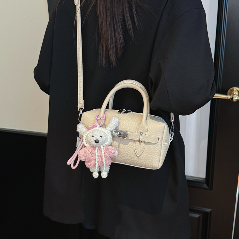 2026 nuevo bolso de mano de mujer bolso de nicho de diseño coreano de Boston diario image 3
