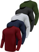 L 73365 Men's Round Neck Long Sleeve Top ��ʿ�ٸ����� ��