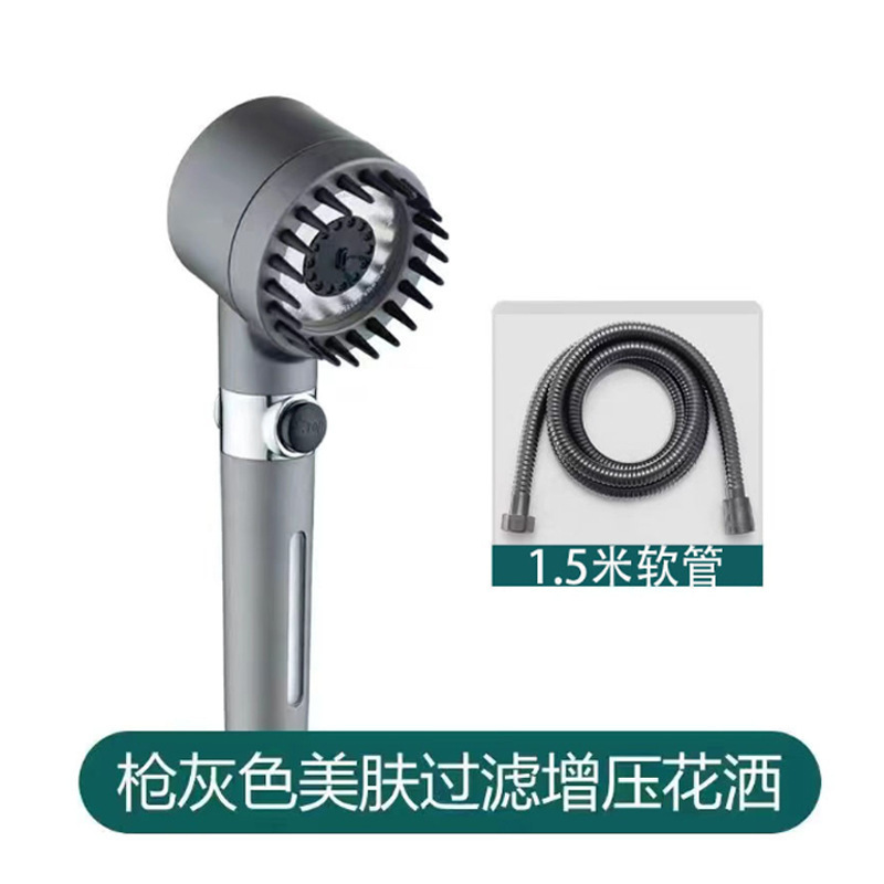 Luxury Shower Bathroom Powerful Filtration Pressurized Massage Shower Head Spray Nozzle Handheld Spray Head