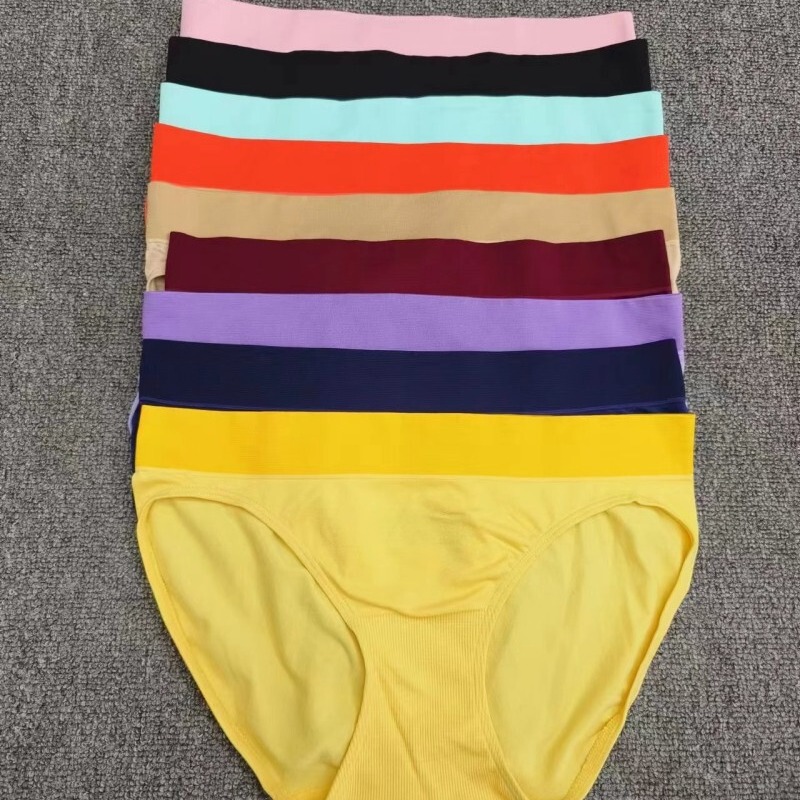 JOCKEY Original Single Seamless High Elastic Nylon Solid Color Wide Waist Contrast Side Briefs Multicolor Quick-drying Fitness Shorts