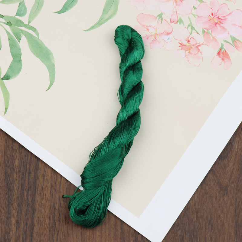 绒花缠花DIY手工制作材料无捻蚕丝线汉服配批发|undefined
