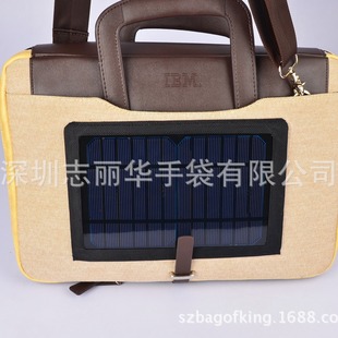 Solar Charging Computer Bag Production 3.5W Outdoor Mobile Power Supply Mobile Phone/Tablet/Charging