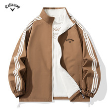 2025两面穿立领外套男士春秋季2025新款飞行员夹克男装休闲情侣装