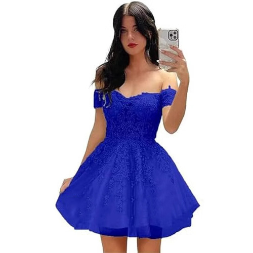 Cross-Border Off-Shoulder Evening Dress 2026 Summer New Lace Cocktail Dress Light Luxury Niche High-End Banquet Dress