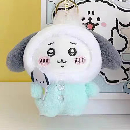 新型サンリオ変装ぬいぐるみストラップ小吉兎子猫キーホルダー人形ストラップ|undefined