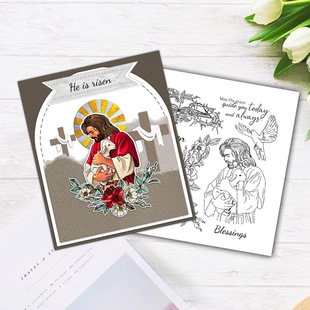 Jesus new knife mold seal flower animal creative decorative seal metal cutting mold series hand account DIY